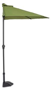 Ombrellone da Giardino 2,7 m Palo Ø36 mm Kalife Mezzaluna Olive in Alluminio