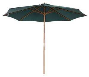 Ombrellone da Giardino 3x2,5m in Legno Verde