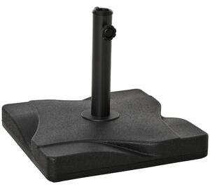 Base per Ombrellone da Giardino Ø41,5 cm 20 Kg in Plastica Nero