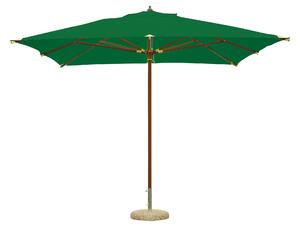Ombrellone da Giardino 3x2 m Palo Ø48 mm in Polietilene Verde