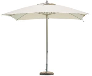 Ombrellone da Giardino 3x3 m Palo Ø48 mm in Alluminio Telo Bianco
