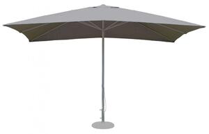 Ombrellone da Giardino 3x3 m Palo Ø48 mm Mercurio in Acciaio Tortora Telo Grigio