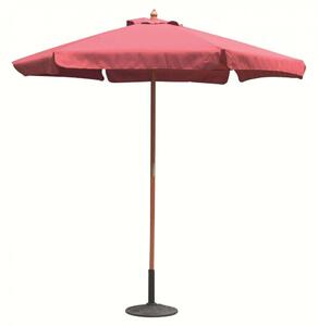Ombrellone da Giardino 3x4 m Palo Ø48 mm Fantasy in Legno Rosso