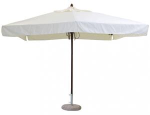 Ombrellone da Giardino 3x4 m Palo Ø48 mm Venere in Legno Marrone