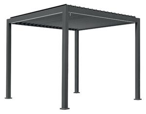 Pergola da Giardino 3x3m in Alluminio Antracite