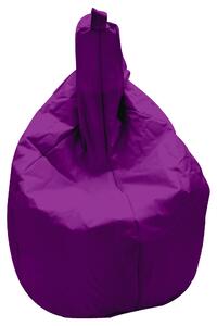 Poltrona a Sacco Pouf in Nylon Viola Avalli