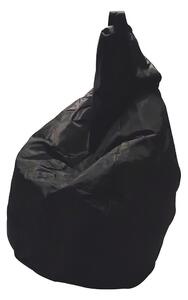 Poltrona a Sacco Comodone in Nylon Nero Fadi
