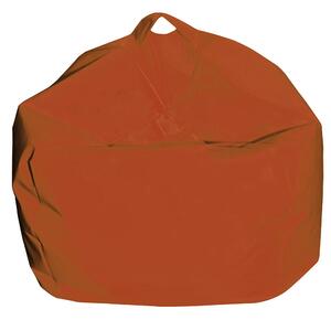 Poltrona a Sacco Pouf Comodone in Nylon Arancio Fadi