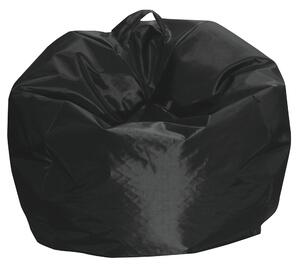 Poltrona a Sacco Pouf Comodone in Nylon Nero Fadi
