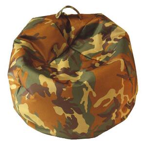 Poltrona a Sacco Pouf Comodone in Nylon Mimetico Fadi