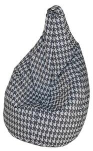 Poltrona Pouff in poliestere 80x120cm Poule Grande Avalli
