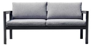 Divano 2 Posti da Giardino 155x75x60 cm in Alluminio Antracite
