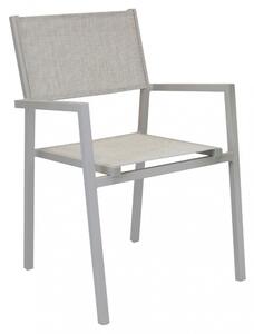 Poltrona Avana Impilabile 55x57x85 h cm in Textilene Tortora