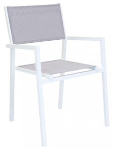 Poltrona Avana Impilabile 55x57x85 h cm in Textilene Bianco