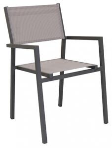 Poltrona Avana Impilabile 55x57x85 h cm in Textilene Taupe