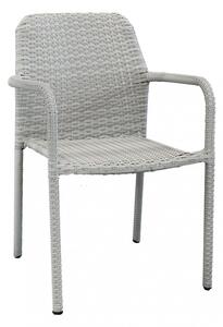 Poltrona Azore 56x59x82 h cm in Wicker Grigio