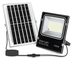 Aigostar -LED Dimmerabile proiettore solare LED/100W/3,2V 3000K/4000K/6500K IP66 + telecomando