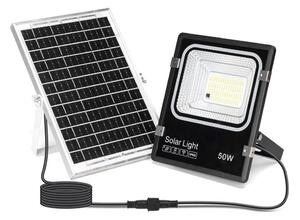 Aigostar - LED dimmerabile proiettore solare LED/50W/3,2V 3000K/4000K/6500K IP66 + telecomando