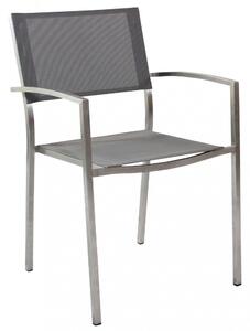 Poltrona Florida 56x57x89 h cm in Textilene Grigio