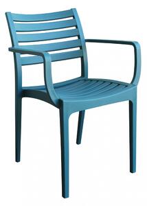 Poltrona Eveline 58,5x55,2x84 cm in Polipropilene Verde