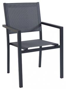 Poltrona Jamaica 55x58x85 h cm in Textilene Antracite