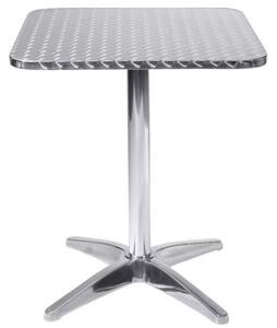 Tavolo a Colonna 60x60x70 h cm in Alluminio Grigio