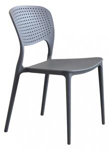 Sedia Mets 56x46x80 h cm in Plastica Taupe