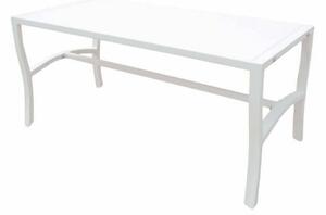 Tavolino Chloe 92x45x45 h cm in Acciaio Bianco