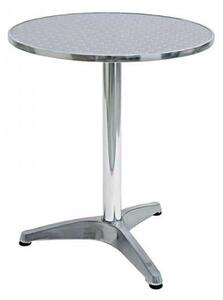 Tavolo a Colonna Ø60x70 h cm in Alluminio Grigio