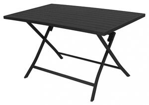 Tavolo Alabama 130x77x73 h cm in Alluminio Antracite