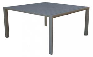 Tavolo Bilbao 150x100/150x74 h cm in Alluminio Taupe