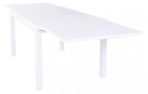 Tavolo Allungabile Hawaii 135/270x90x75 h cm in Alluminio Bianco