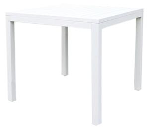 Tavolo Cuba 80x80x74 h cm in Alluminio Bianco