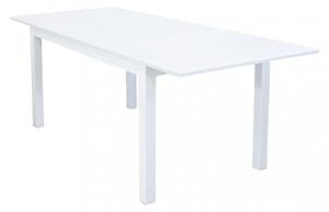 Tavolo Cuba Allungabile 150/210x90x75 h cm in Alluminio Bianco