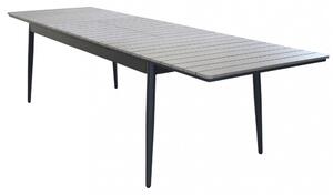Tavolo Allungabile Guantanamo 200/300x90x76 h cm in Alluminio Antracite