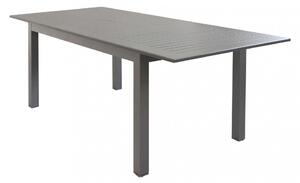 Tavolo Cuba Allungabile 150/210x90x75 h cm in Alluminio Taupe