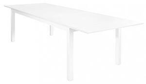 Tavolo Cuba Allungabile 220/280x100x75 h cm in Alluminio Bianco