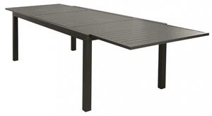 Tavolo Formentera 200/300x100x74 h cm in Alluminio Taupe