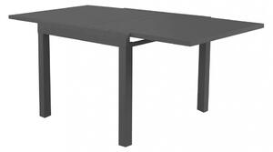 Tavolo Allungabile Hawaii 90/180x90x75 h cm in Alluminio Antracite