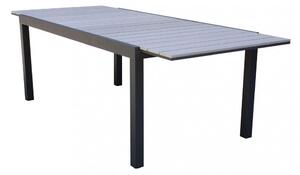 Tavolo Allungabile Pental 180/240x100x73 h cm in Alluminio Antracite