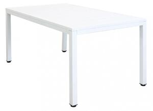 Tavolo Milo 150x90x74 h cm in Alluminio Bianco