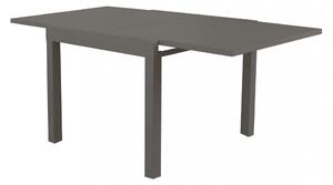 Tavolo Allungabile Hawaii 90/180x90x75 h cm in Alluminio Taupe