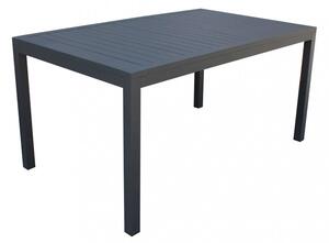Tavolo Milo 150x90x74 h cm in Alluminio Antracite