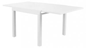 Tavolo Allungabile Hawaii 90/180x90x75 h cm in Alluminio Bianco
