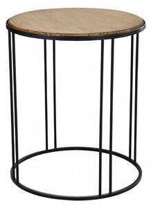 Tavolino Arkell 56x56x66,5 h cm in Legno Nero
