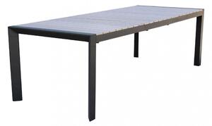Tavolo Allungabile Waikiki 162/242x100x74 h cm in Alluminio Antracite