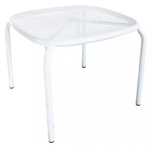 Tavolino Midway 41x41x43,5 h cm in Acciaio Bianco