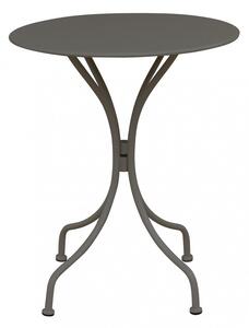 Tavolo Bristol Ø60x71h cm in Acciaio Taupe