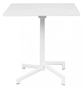 Tavolo Vega 70x70x73 h cm in Acciaio Bianco