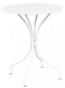 Tavolo Bristol Ø60x71h cm in Acciaio Bianco